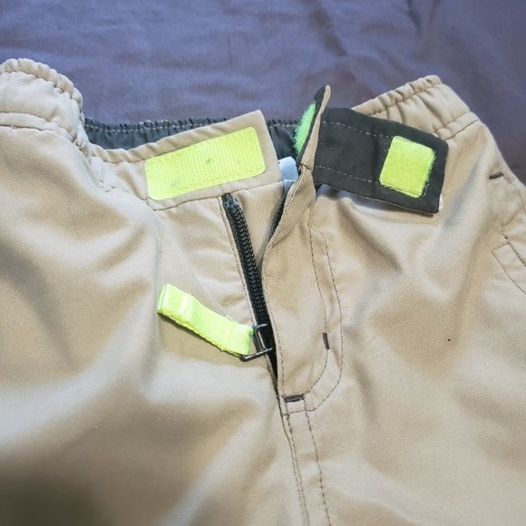 Lined Khaki Pants Velcro Zipper Pockets Elastic Waist 6-12 Month Size Baby Gap - Picture 4 of 8